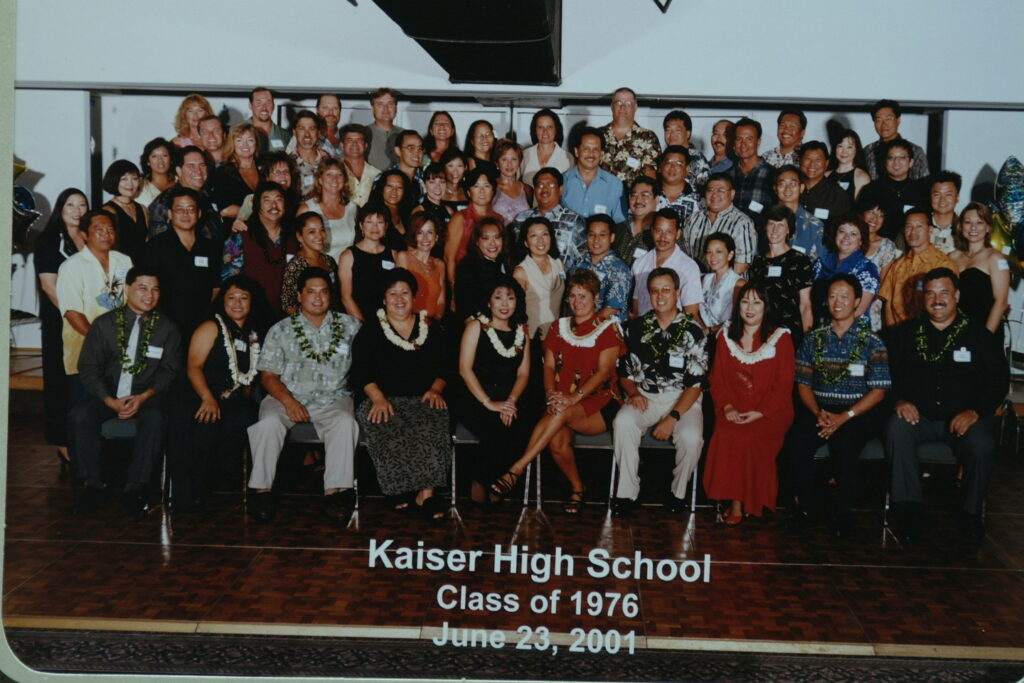 25th class photo at the Ala Moana Hotel