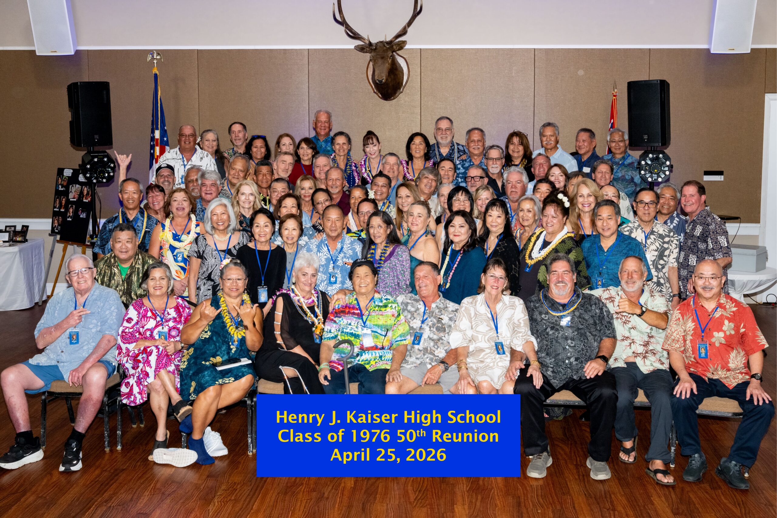 Class photo with title