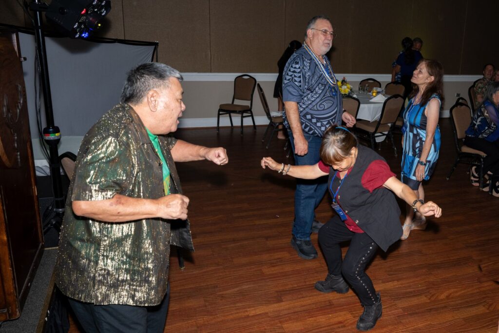 Mike and Sarah dancing
