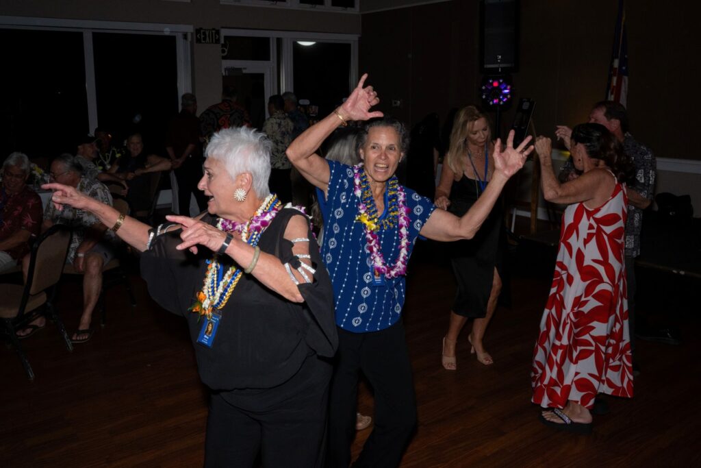 Diva and Brenda dancing
