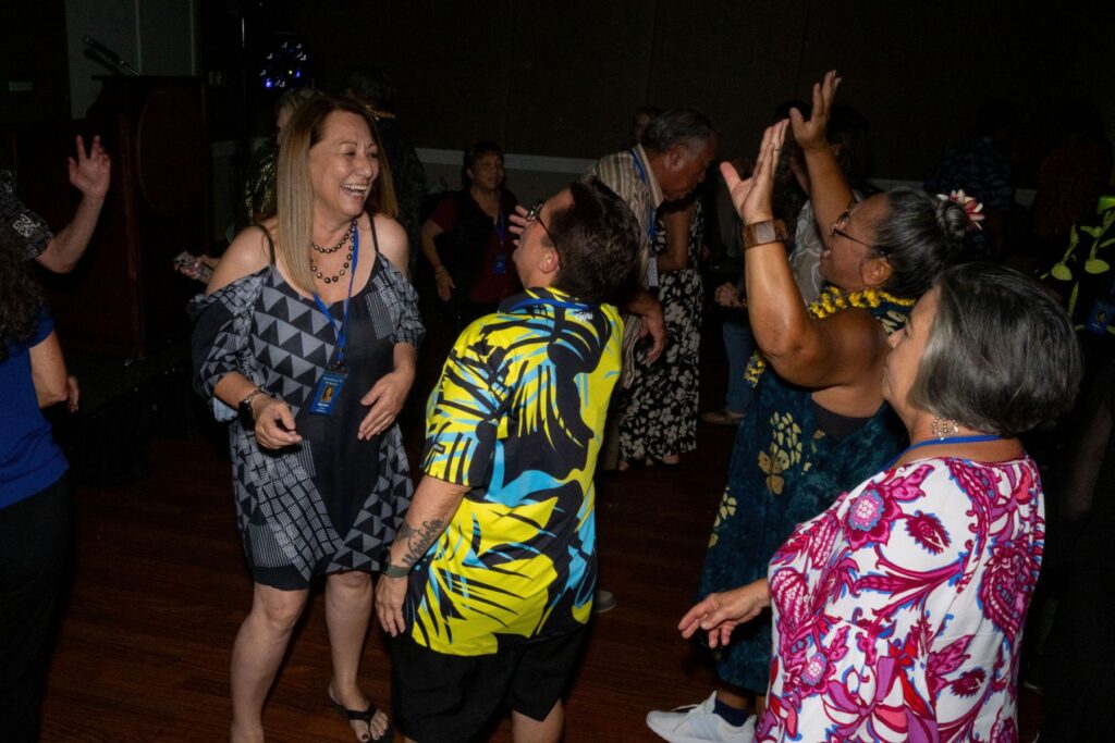 Savina Maka Debra Rayan dancing